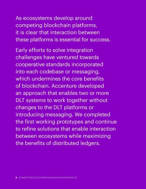 Connecting Ecosystems: Blockchain Integration - Page 2