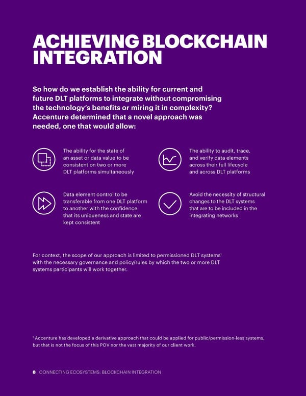 Connecting Ecosystems: Blockchain Integration - Page 8