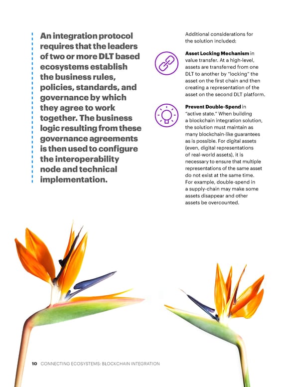 Connecting Ecosystems: Blockchain Integration - Page 10