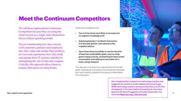 Accenture Unleashing Competitiveness on the Cloud Continuum - Page 7