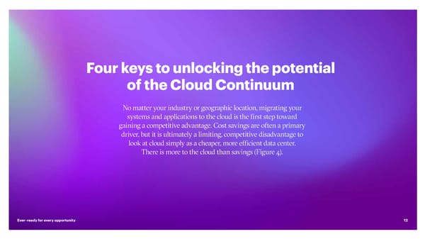 Accenture Unleashing Competitiveness on the Cloud Continuum - Page 12