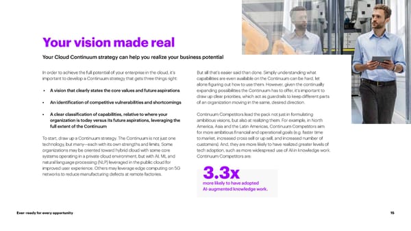 Accenture Unleashing Competitiveness on the Cloud Continuum - Page 15