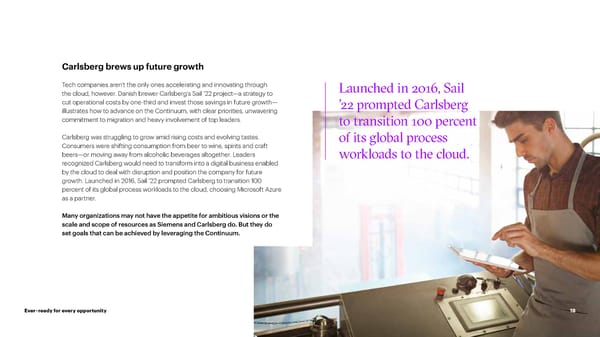 Accenture Unleashing Competitiveness on the Cloud Continuum - Page 18